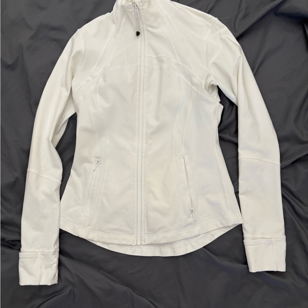 Lululemon Define White Zip-Front Jacket - image 1